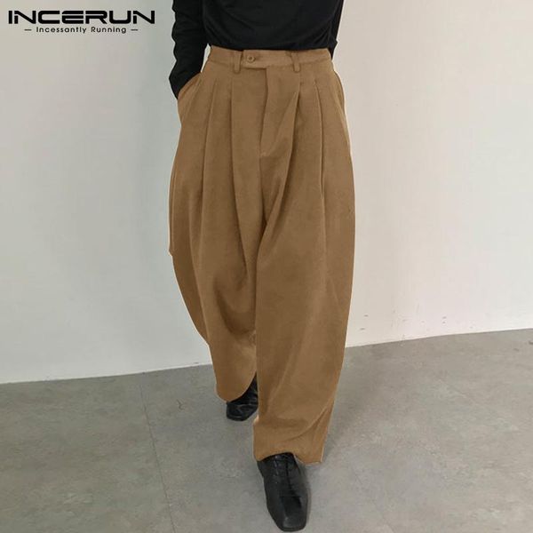 pants men casual pants button joggers solid color streetwear straight trousers men 2022 loose korean fashion pantalon s5xl incerun 7, Black
pants men casual pants button joggers solid color streetwear straight trousers men 2022 loose korean fashion pantalon s5xl incerun 7, Black