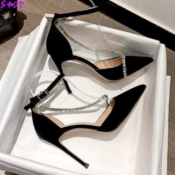 sandals ladies high heels women's pointed stiletto rhinestone buckle shoes party single black 230423
sandals ladies high heels women's pointed stiletto rhinestone buckle shoes party single black 230423
