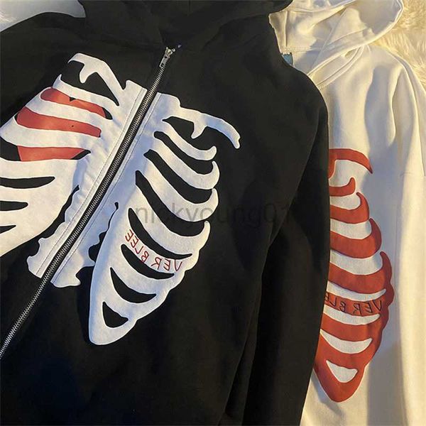 men's hoodies sweatshirts y2k pullover skeleton men women gothic zip up oversized sweatshirt ladies retro harajuku hooded jacket street, Black
men's hoodies sweatshirts y2k pullover skeleton men women gothic zip up oversized sweatshirt ladies retro harajuku hooded jacket street, Black