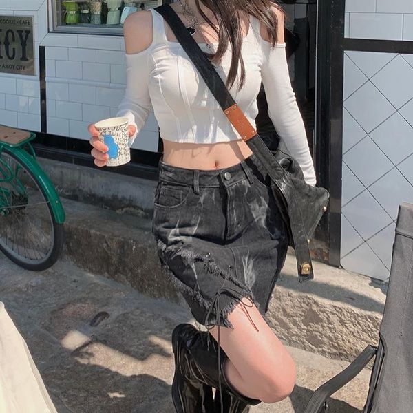 dresses y2k black denim skirt tie dye design irregular high waist slim skirt short skirt summer tie up mini skirts female harajuku 2000s, White;black
dresses y2k black denim skirt tie dye design irregular high waist slim skirt short skirt summer tie up mini skirts female harajuku 2000s, White;black