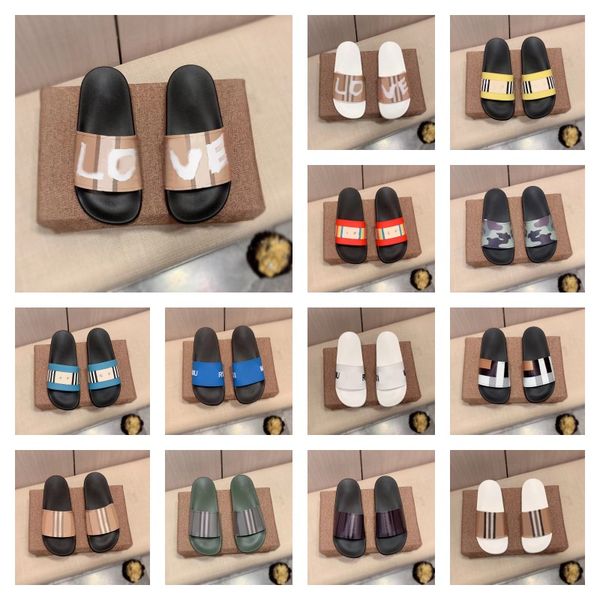 vintage check stripe slippers love letter designer slides burs slipper women men sandal summer fashion casual checker large sandals size 35-, Black
vintage check stripe slippers love letter designer slides burs slipper women men sandal summer fashion casual checker large sandals size 35-, Black