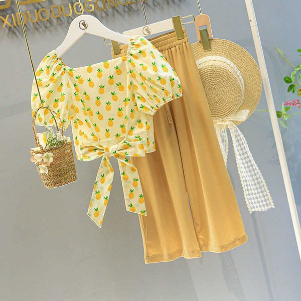 clothing sets summer girls suit kids chiffon shirt wide leg pants two-piece set children floral short-sleeved outfits baby clothes sets w042, White
clothing sets summer girls suit kids chiffon shirt wide leg pants two-piece set children floral short-sleeved outfits baby clothes sets w042, White