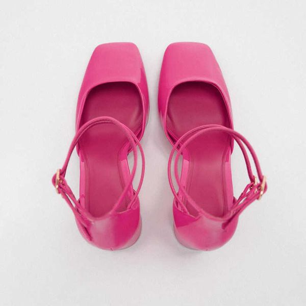 new sandals womans pink leather high ankle heels block heel pumps women casual squared toe heeled shoes 230406, Black
new sandals womans pink leather high ankle heels block heel pumps women casual squared toe heeled shoes 230406, Black