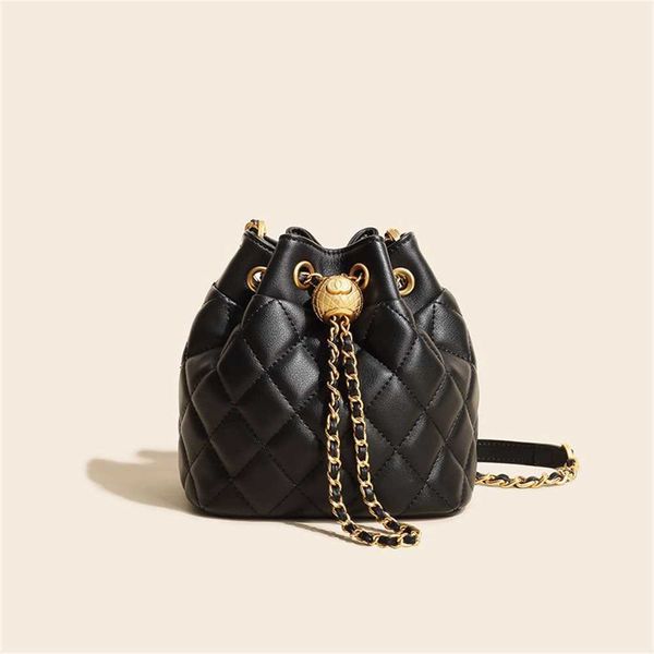 lingge chain genuine leather bucket cowhide small sense one shoulder crossbody bag 50% purses for less
lingge chain genuine leather bucket cowhide small sense one shoulder crossbody bag 50% purses for less