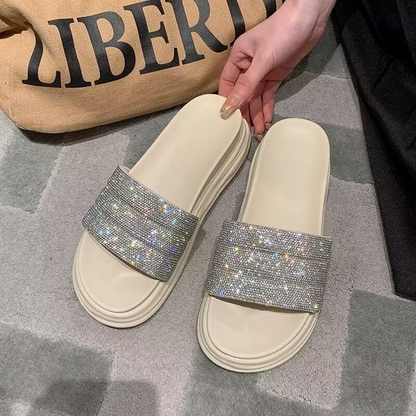 summer soft sole slippers rhinestone personality leisure outdoor shopping seaside play beach sandals, Black
summer soft sole slippers rhinestone personality leisure outdoor shopping seaside play beach sandals, Black