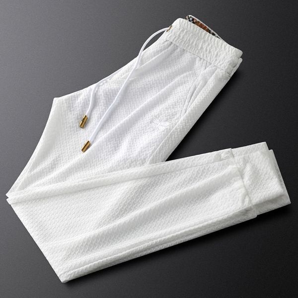 men's pants summer white casual pants ice silk lightweight soft men's fashion feet white pants 230426, Black
men's pants summer white casual pants ice silk lightweight soft men's fashion feet white pants 230426, Black