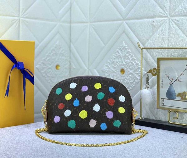 yayoi kusama multicolor cosmetic bag yk dots ladies fashion casual designers luxury clutch chain coin purse white brown flower m47353 women
yayoi kusama multicolor cosmetic bag yk dots ladies fashion casual designers luxury clutch chain coin purse white brown flower m47353 women