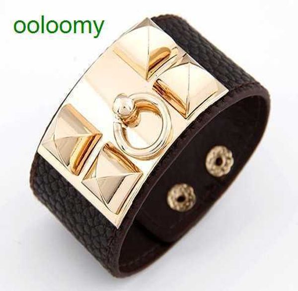 hemres designer bracelet fan leather metal exaggerated texture rivet punk temperament ultra wide bracelet 4f41, Black
hemres designer bracelet fan leather metal exaggerated texture rivet punk temperament ultra wide bracelet 4f41, Black