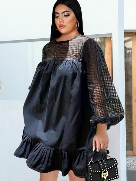 dresses white dress plus size women see through long sleeve patchwork loose knee length ruffles office lady casual dresses dropshipping, Black
dresses white dress plus size women see through long sleeve patchwork loose knee length ruffles office lady casual dresses dropshipping, Black