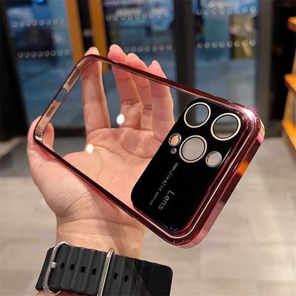 fashion cases plating clear hard pc glass lens phone case for iphone 13 12 14 pro max 14 plus camera protector transparent bumper cover
fashion cases plating clear hard pc glass lens phone case for iphone 13 12 14 pro max 14 plus camera protector transparent bumper cover