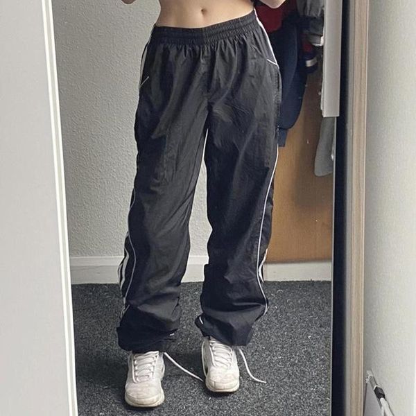 capris black sweatpants elastic low waist straight sports jogging capris korean fashion streetwear cargo pants women basic y2k clothes, Black;white
capris black sweatpants elastic low waist straight sports jogging capris korean fashion streetwear cargo pants women basic y2k clothes, Black;white