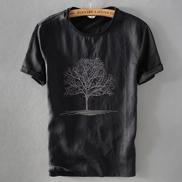 men's t-shirts cotton linen stitching short sleeve t-shirt for men casual white print graphic tees summer thin section male clothing 2, White;black
men's t-shirts cotton linen stitching short sleeve t-shirt for men casual white print graphic tees summer thin section male clothing 2, White;black