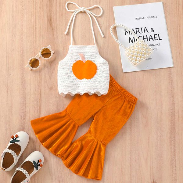 clothing sets 0-3y toddler baby girl fashion outfit set knitted pumpkin halter sleeveless tank with solid color fla aa230426, White
clothing sets 0-3y toddler baby girl fashion outfit set knitted pumpkin halter sleeveless tank with solid color fla aa230426, White