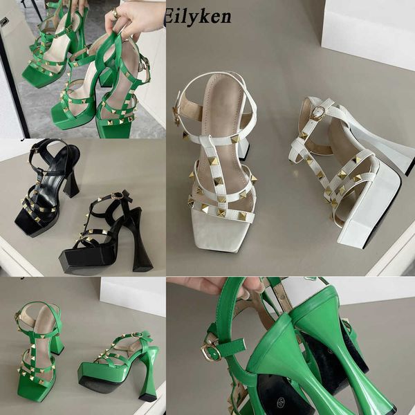 new fashion rivet peep toe platform super high heels summer sandals women buckles party stripper shoes 230306, Black
new fashion rivet peep toe platform super high heels summer sandals women buckles party stripper shoes 230306, Black