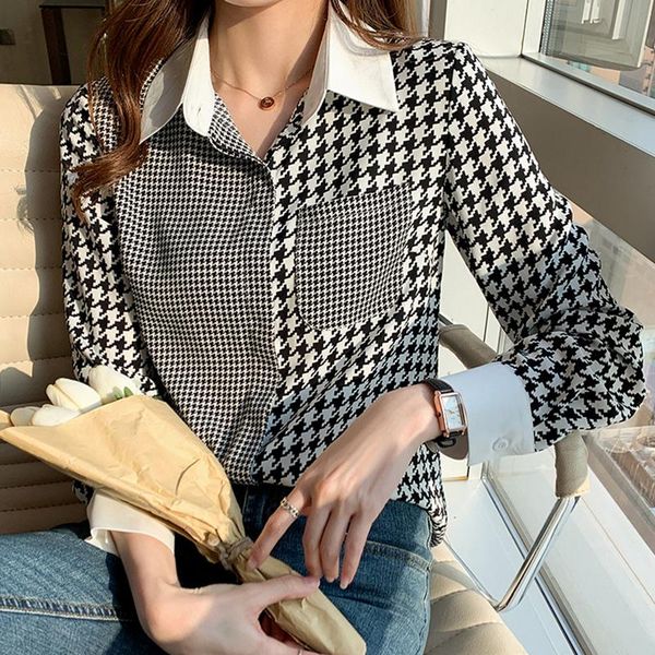 shirts blusas mujer de moda 2021 plaid shirt women clothes chiffon blouses office ladies long sleeve autumn korean chemise femme, White
shirts blusas mujer de moda 2021 plaid shirt women clothes chiffon blouses office ladies long sleeve autumn korean chemise femme, White