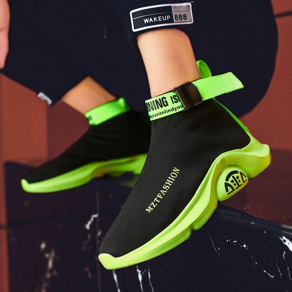 men casual shoes high hip hop socks sneakers men shoes breathable lightweight male walking footwear zapatillas hombre, Black
men casual shoes high hip hop socks sneakers men shoes breathable lightweight male walking footwear zapatillas hombre, Black