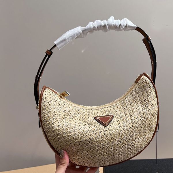 lafite grass armpit straw bag handbags half moon women shoulder bags summer beach travel hollow out woven cross body purse zipper closure ce
lafite grass armpit straw bag handbags half moon women shoulder bags summer beach travel hollow out woven cross body purse zipper closure ce