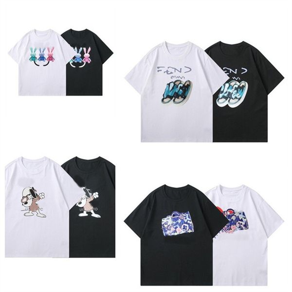 summer mens women designers t shirts loose tees fashion brand man s casual shirt luxury clothing street short sleeve clothes t-shirts coupl, White;black
summer mens women designers t shirts loose tees fashion brand man s casual shirt luxury clothing street short sleeve clothes t-shirts coupl, White;black