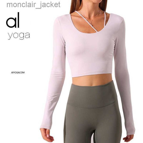 desginer alos yoga t shirt spring/summer suit sportswear set women's slim fit long sleeve morning running quick dry top, White
desginer alos yoga t shirt spring/summer suit sportswear set women's slim fit long sleeve morning running quick dry top, White
