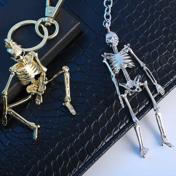 keychains fashionable foldable skull pendant keychain men and women antique metal alloy skull pendant keychain car keychain gift j230426, Silver
keychains fashionable foldable skull pendant keychain men and women antique metal alloy skull pendant keychain car keychain gift j230426, Silver