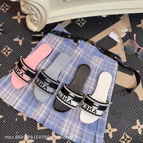 slides slipper flats designer channel sandal summer new letter embroidery one word flat bottom drag fashion outwear beach essential, Black
slides slipper flats designer channel sandal summer new letter embroidery one word flat bottom drag fashion outwear beach essential, Black