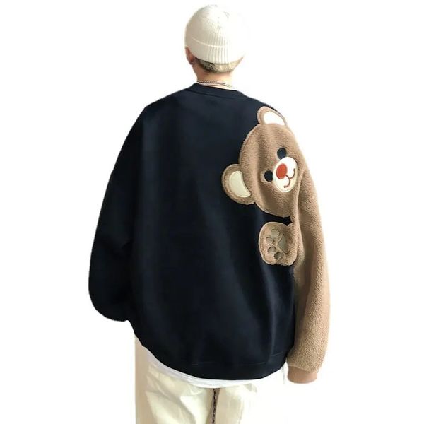 fashion design bear pattern hoodies pullover harajuku sweatshirt street wear casual hoodie for men, Black
fashion design bear pattern hoodies pullover harajuku sweatshirt street wear casual hoodie for men, Black