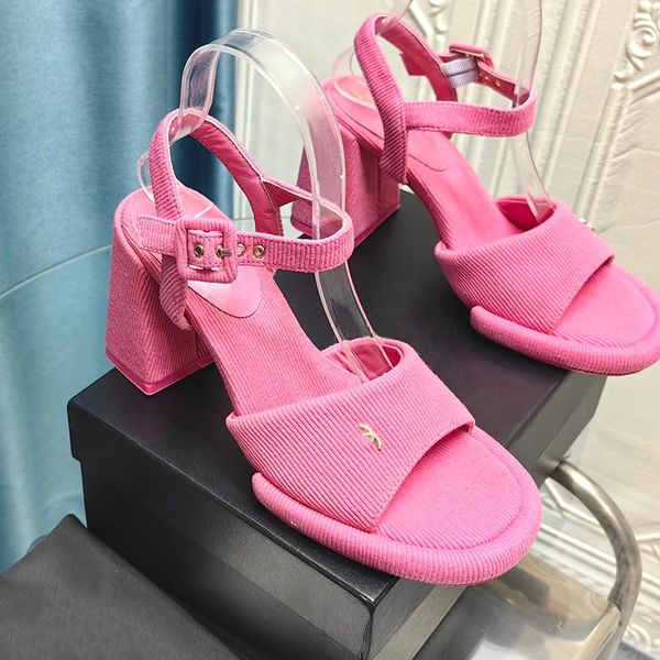 womens chunky heels 9cm sandals ladies tweed classic pink blue black slippers designer adjustable ankle buckle dress shoes wedding shoe for
womens chunky heels 9cm sandals ladies tweed classic pink blue black slippers designer adjustable ankle buckle dress shoes wedding shoe for