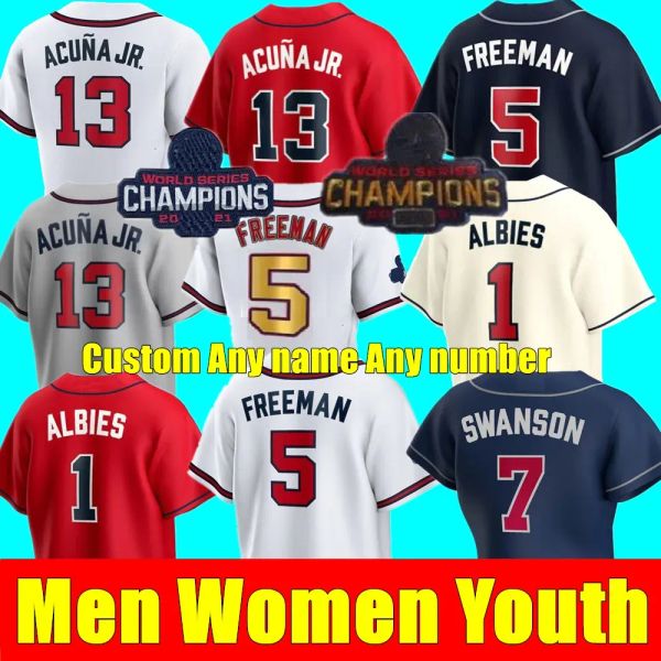 new 2022 baseball jerseys men women youth ws gold program jersey dansby swanson 13 ronald acuna jr. ozzie albies 28 matt olson freddie an 27, Blue;black
new 2022 baseball jerseys men women youth ws gold program jersey dansby swanson 13 ronald acuna jr. ozzie albies 28 matt olson freddie an 27, Blue;black