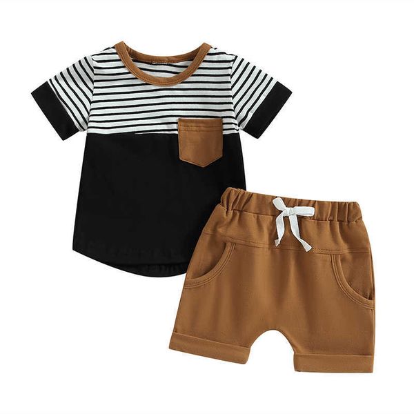 clothing sets 2pcs casual toddler baby boys summer clothes sets short sleeve crew neck striped t-shirt with elastic wai aa230426, White
clothing sets 2pcs casual toddler baby boys summer clothes sets short sleeve crew neck striped t-shirt with elastic wai aa230426, White
