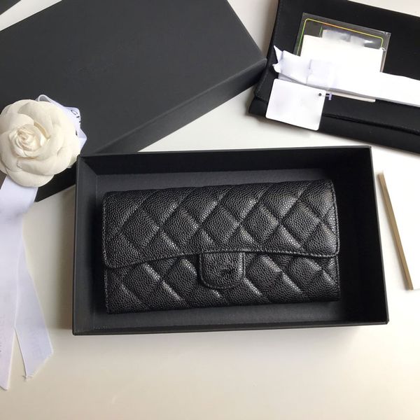 2023 designer caviar wallets leather wallet women men zipper long card holders coin purses woman shows card wallet, Red;black
2023 designer caviar wallets leather wallet women men zipper long card holders coin purses woman shows card wallet, Red;black