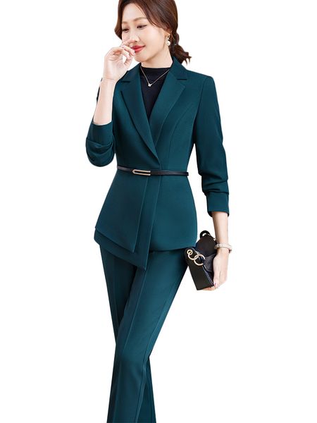 women's suits blazers elegant women formal blazer and pant suit black green pink office ladies autumn winter business work wear 2 piece, White;black
women's suits blazers elegant women formal blazer and pant suit black green pink office ladies autumn winter business work wear 2 piece, White;black