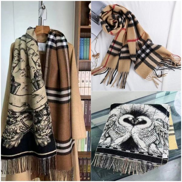 Women Scarves Designer Classic Black Scarf fashion brand Men Cashmere Scarves For Winter Womens and mens warhorse pattern Christmas gift W4OF
Women Scarves Designer Classic Black Scarf fashion brand Men Cashmere Scarves For Winter Womens and mens warhorse pattern Christmas gift W4OF