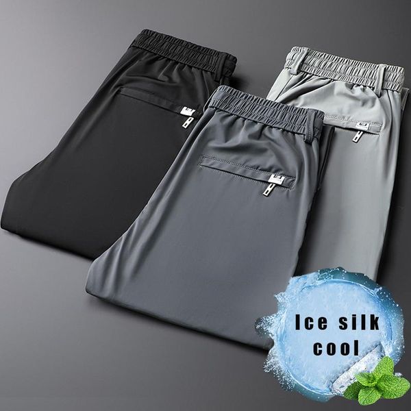 pants ice silk cool mens pants summer thin casual outdoor quickdrying sweatpants male straight baggy casual men trousers, Black
pants ice silk cool mens pants summer thin casual outdoor quickdrying sweatpants male straight baggy casual men trousers, Black