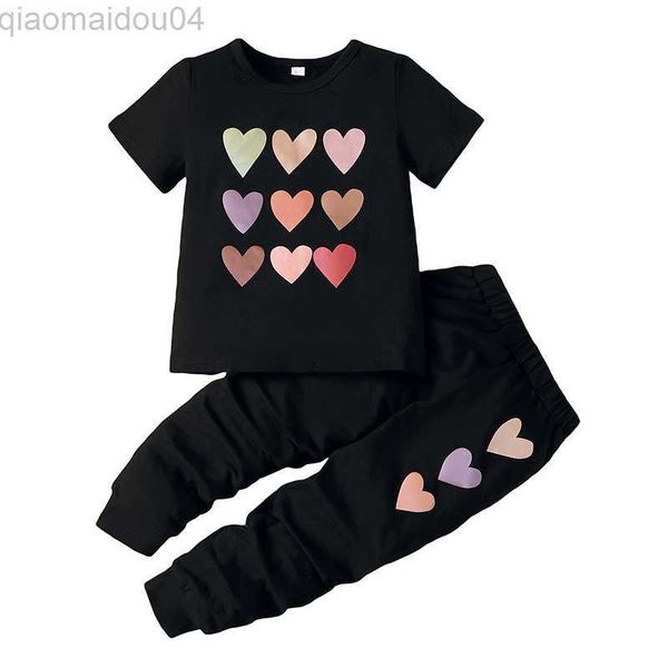 clothing sets toddler kid summer clothes set heart print short sleeve t-shirt + elastic waist long pants children girl and boy outfits aa230, White
clothing sets toddler kid summer clothes set heart print short sleeve t-shirt + elastic waist long pants children girl and boy outfits aa230, White
