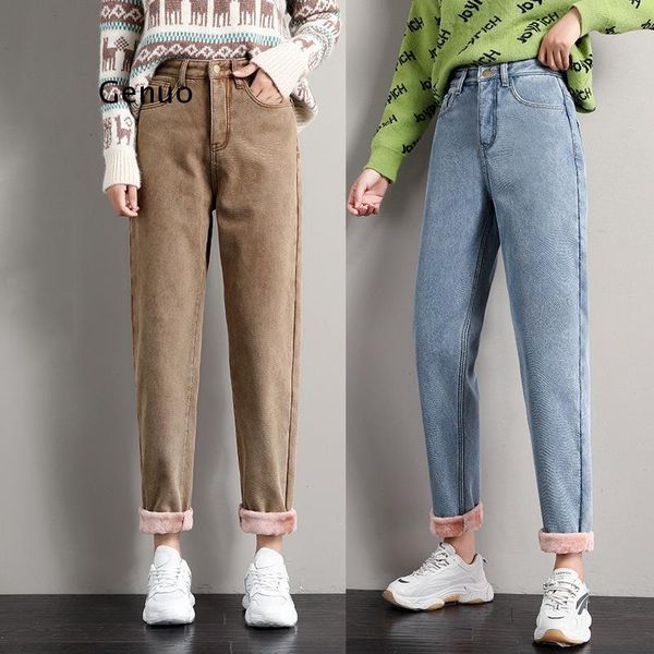 jeans winter jeans for women velvet thick warm denim pants high waist fleece mom jeans vintage wide leg anklelength harem denim pants, Blue
jeans winter jeans for women velvet thick warm denim pants high waist fleece mom jeans vintage wide leg anklelength harem denim pants, Blue