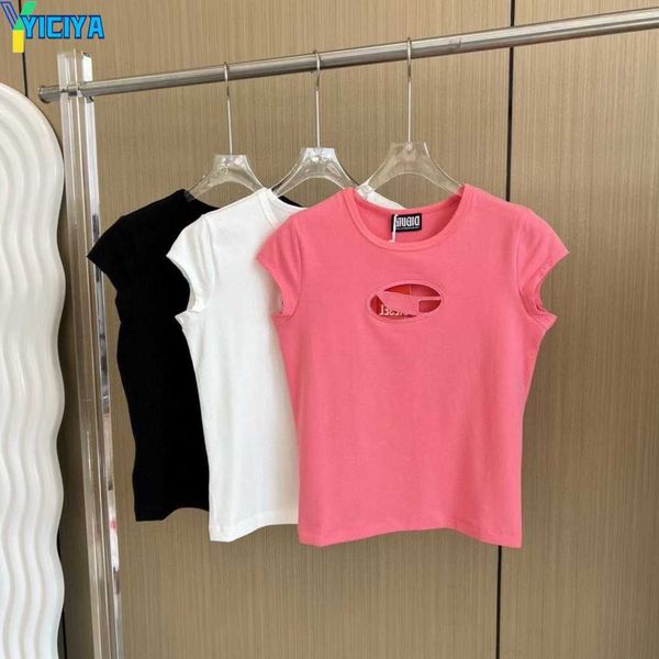 yiciya women's t-shirt designer crop 2023ss new summer lettering embroidery slim stretch show thin round neck diesel short-sleeved t-sh, White
yiciya women's t-shirt designer crop 2023ss new summer lettering embroidery slim stretch show thin round neck diesel short-sleeved t-sh, White