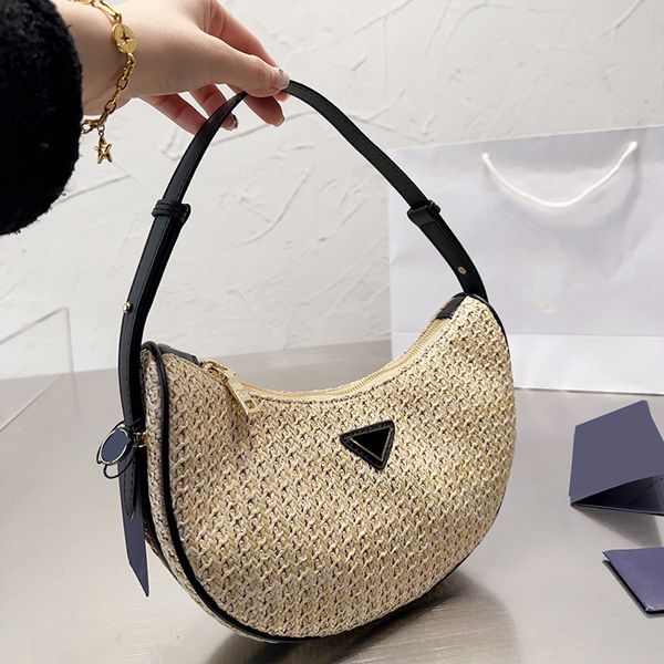 ladies raffia woven straw underarm bags triangle badge half moon large capacity sweet shoulder handbags womens summer holiday minimalist lig
ladies raffia woven straw underarm bags triangle badge half moon large capacity sweet shoulder handbags womens summer holiday minimalist lig