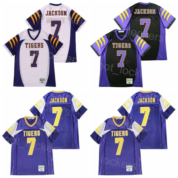 boynton beach tigers jersey high school football 7 lamar jackson moive black purple white team all stitched breathable college pullover retr
boynton beach tigers jersey high school football 7 lamar jackson moive black purple white team all stitched breathable college pullover retr