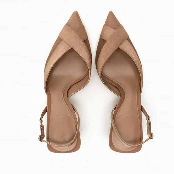 new sandals womens summer pointed toe heels mesh heeled pumps elegant office lady slingback shoes female fashion stilettos 230406, Black
new sandals womens summer pointed toe heels mesh heeled pumps elegant office lady slingback shoes female fashion stilettos 230406, Black