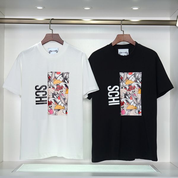 2023 new summer round neck short sleeved explosive men's and women's fashion men's short t-shirt casual everything, White;black
2023 new summer round neck short sleeved explosive men's and women's fashion men's short t-shirt casual everything, White;black