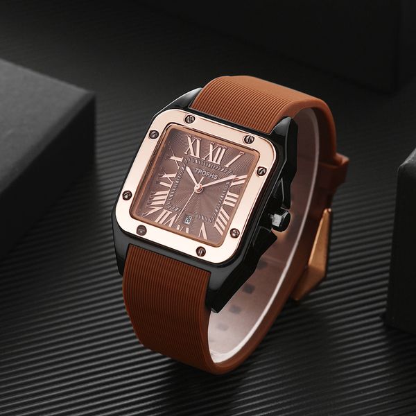 luxury watch 41mm rose gold dial men's watch date series wristwatches wholesale and retail lady watches gifts, Slivery;brown
luxury watch 41mm rose gold dial men's watch date series wristwatches wholesale and retail lady watches gifts, Slivery;brown