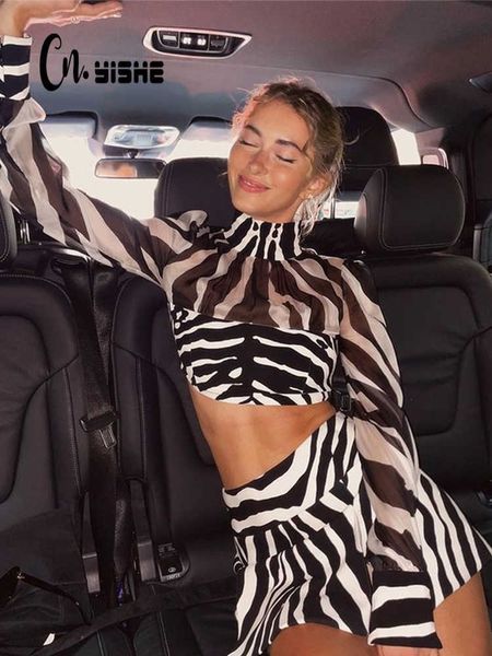 two piece dress cnyishe zebra two piece skirts sets suit women's tracksuit streetwear long sleeve crop casual coord set female come j23, White
two piece dress cnyishe zebra two piece skirts sets suit women's tracksuit streetwear long sleeve crop casual coord set female come j23, White