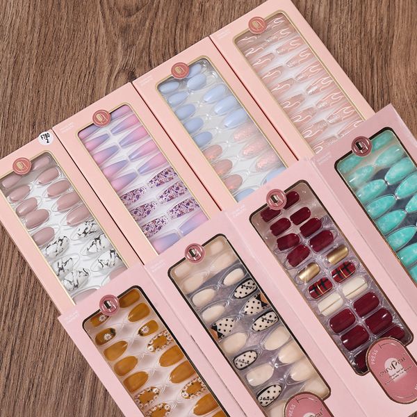 false nails 24pcs fake reusable stick on press on full cover nail tips with jelly stickers makeup accessories 230425, Red;gold
false nails 24pcs fake reusable stick on press on full cover nail tips with jelly stickers makeup accessories 230425, Red;gold