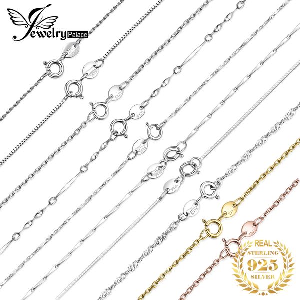 strands strings jewelrypalace genuine 100% 925 sterling silver necklace ingot twisted trace belcher snake bar singapore box chain necklace w, Black
strands strings jewelrypalace genuine 100% 925 sterling silver necklace ingot twisted trace belcher snake bar singapore box chain necklace w, Black