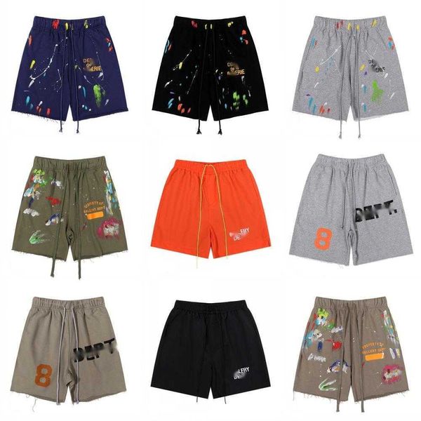 men's shorts summer designer models hand-painted ink print cotton terry high street high-quality five-point casual pants, White;black
men's shorts summer designer models hand-painted ink print cotton terry high street high-quality five-point casual pants, White;black