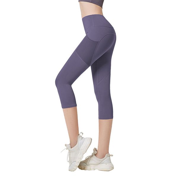 high waist yoga outfit fitness supplies solid color capris with pocket 50 cropped pants for women summer activewear ladies workout leggings
high waist yoga outfit fitness supplies solid color capris with pocket 50 cropped pants for women summer activewear ladies workout leggings