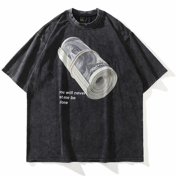 men's t-shirts mens vintage streetwear t shirt bundle of banknotes printed cotton short sleeve tees summer washed distressed t-shirts 2, White;black
men's t-shirts mens vintage streetwear t shirt bundle of banknotes printed cotton short sleeve tees summer washed distressed t-shirts 2, White;black