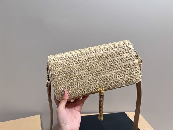 tz luxury lafite grass straw handbag tassel chain bag designer kate series flap envelope bags women shoulder bags fashion crossbody handbags
tz luxury lafite grass straw handbag tassel chain bag designer kate series flap envelope bags women shoulder bags fashion crossbody handbags