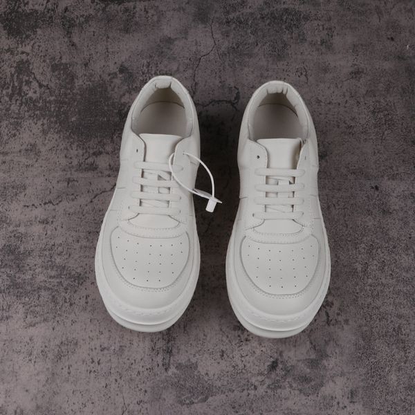 men's casual shoes rick women's sneaker leather lace-up white solid shoes for men owens breathable with box, Black
men's casual shoes rick women's sneaker leather lace-up white solid shoes for men owens breathable with box, Black