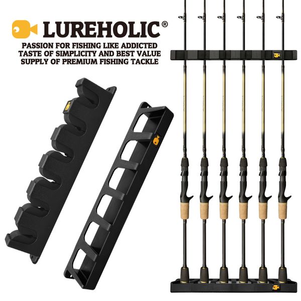 fishing accessories lureholic vertical 6rod rack pole holder rod holders wall mount modular for garage 230426
fishing accessories lureholic vertical 6rod rack pole holder rod holders wall mount modular for garage 230426